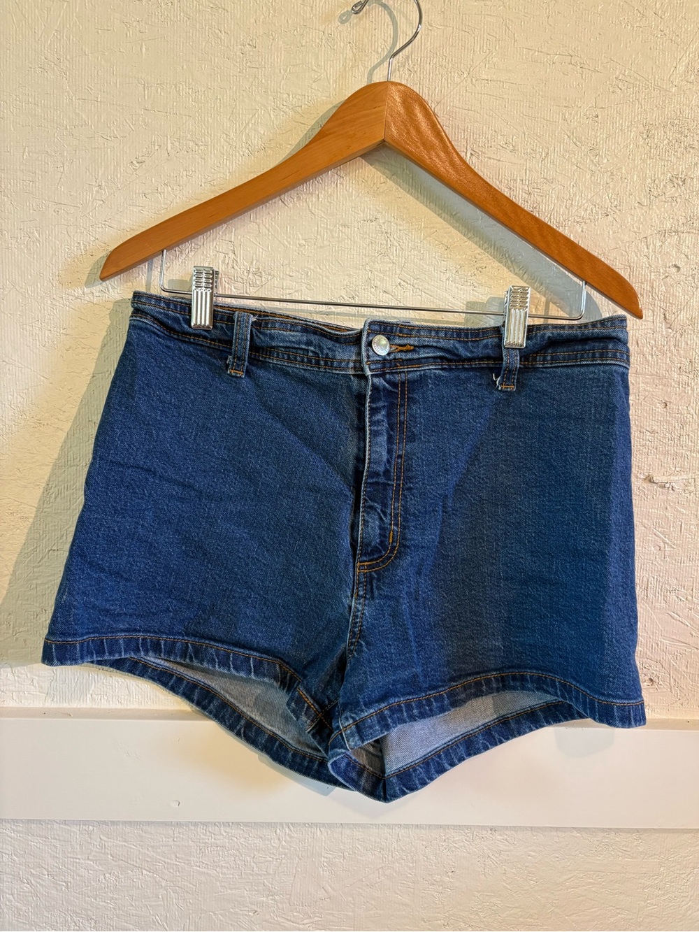 Universal Thread High-Rise Sailor Dark Blue Denim Women's Shorts